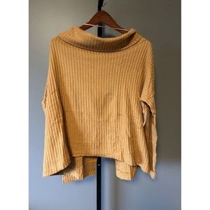 NWT Free People Juicy Long Sleeve Thermal Top in Canyon Moon MSRP $88 - Size XS